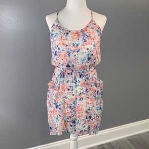 🌸 GUESS floral multicolor dress size 1